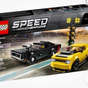 Lego Speed Champions 75893 '18 Challenger + '70 Charger Incomplete Set